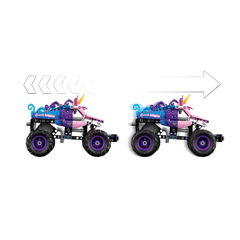 لگو Monster Jam Sparkle Smash Pull-Back سری تکنیک کد 42220 — تصویر ۸