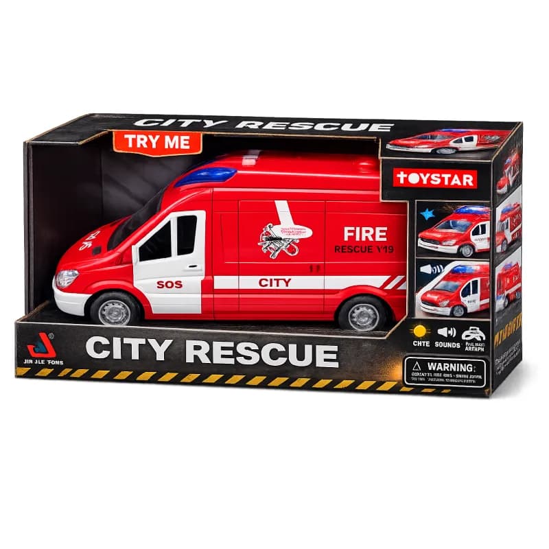 ماشین آتش نشانی موزیکال Fire Rescue کد 666 – 11 — تصویر ۲