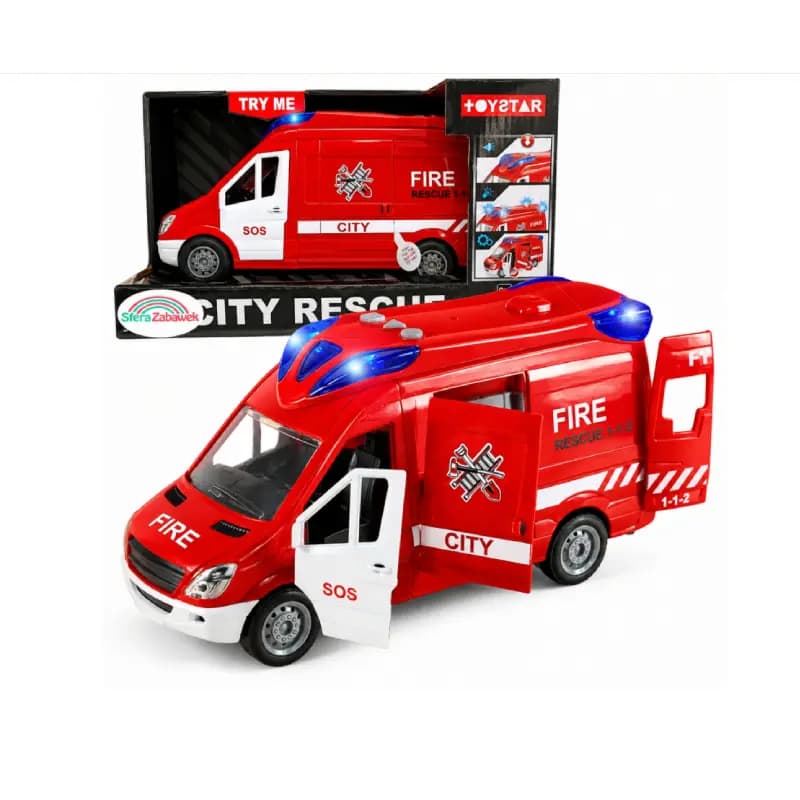 ماشین آتش نشانی موزیکال Fire Rescue کد 666 – 11