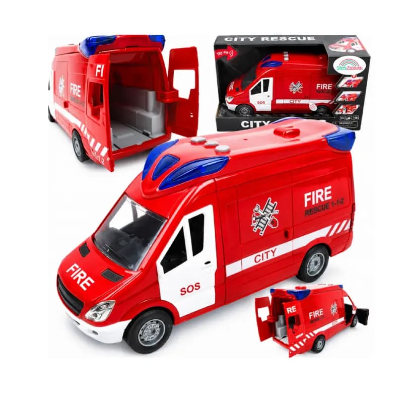 ماشین آتش نشانی موزیکال Fire Rescue کد 666 – 11 — تصویر ۳