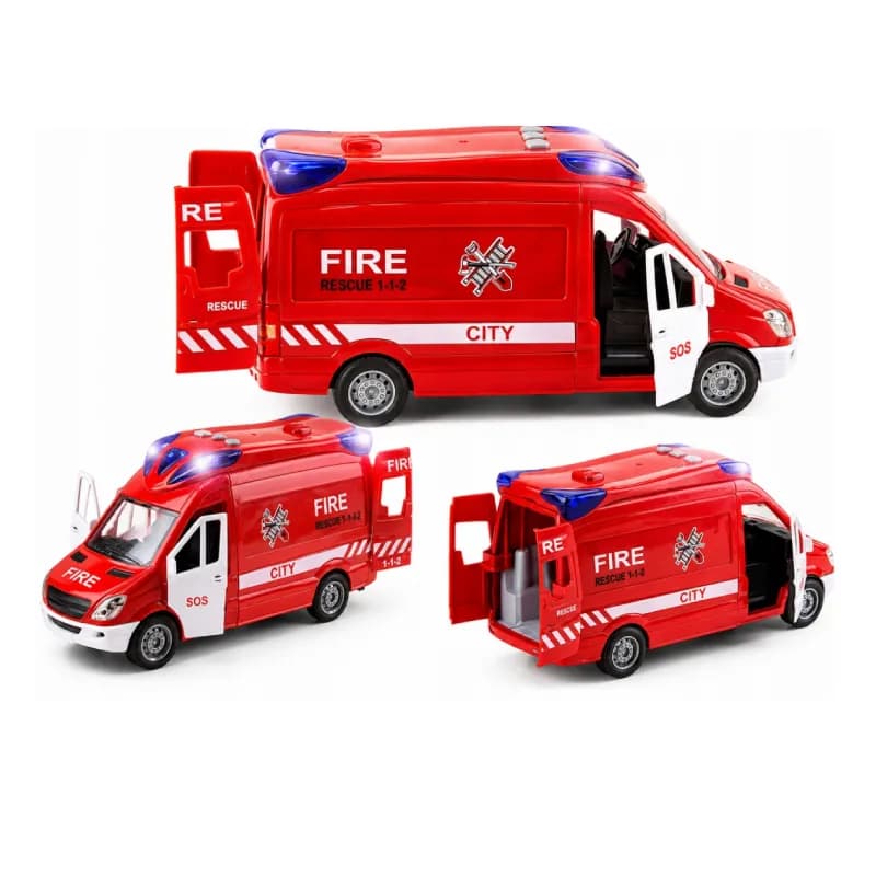 ماشین آتش نشانی موزیکال Fire Rescue کد 666 – 11 — تصویر ۷