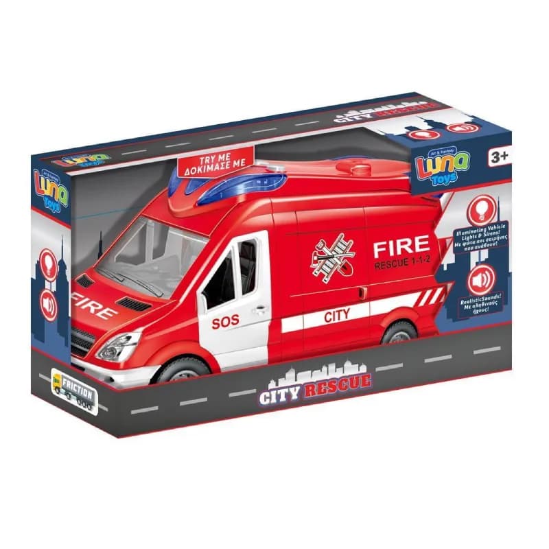 ماشین آتش نشانی موزیکال Fire Rescue کد 666 – 11 — تصویر ۵