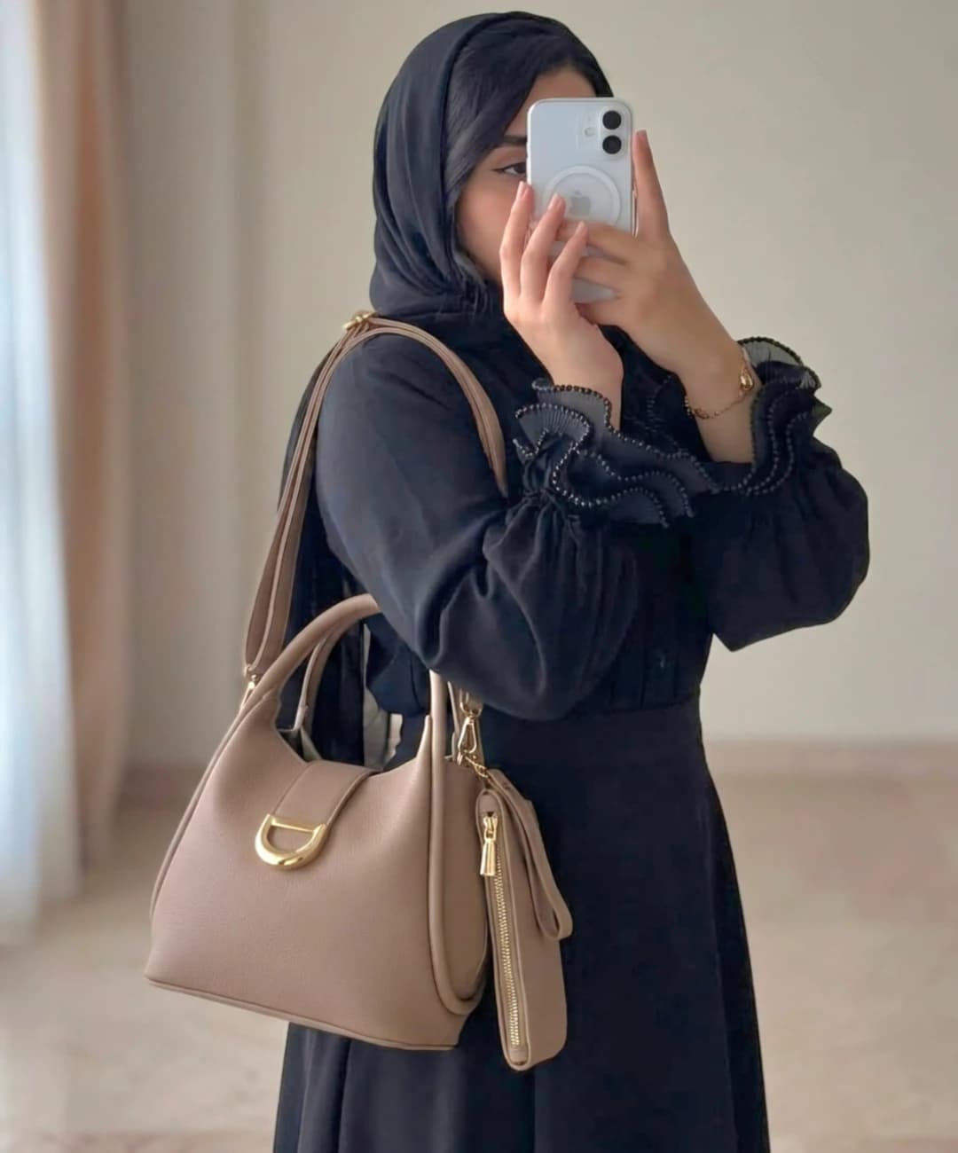 کیف دوشی و دستی یراق آلات رنگ ثابت مدل بلوچ |کد:9063 — تصویر ۳