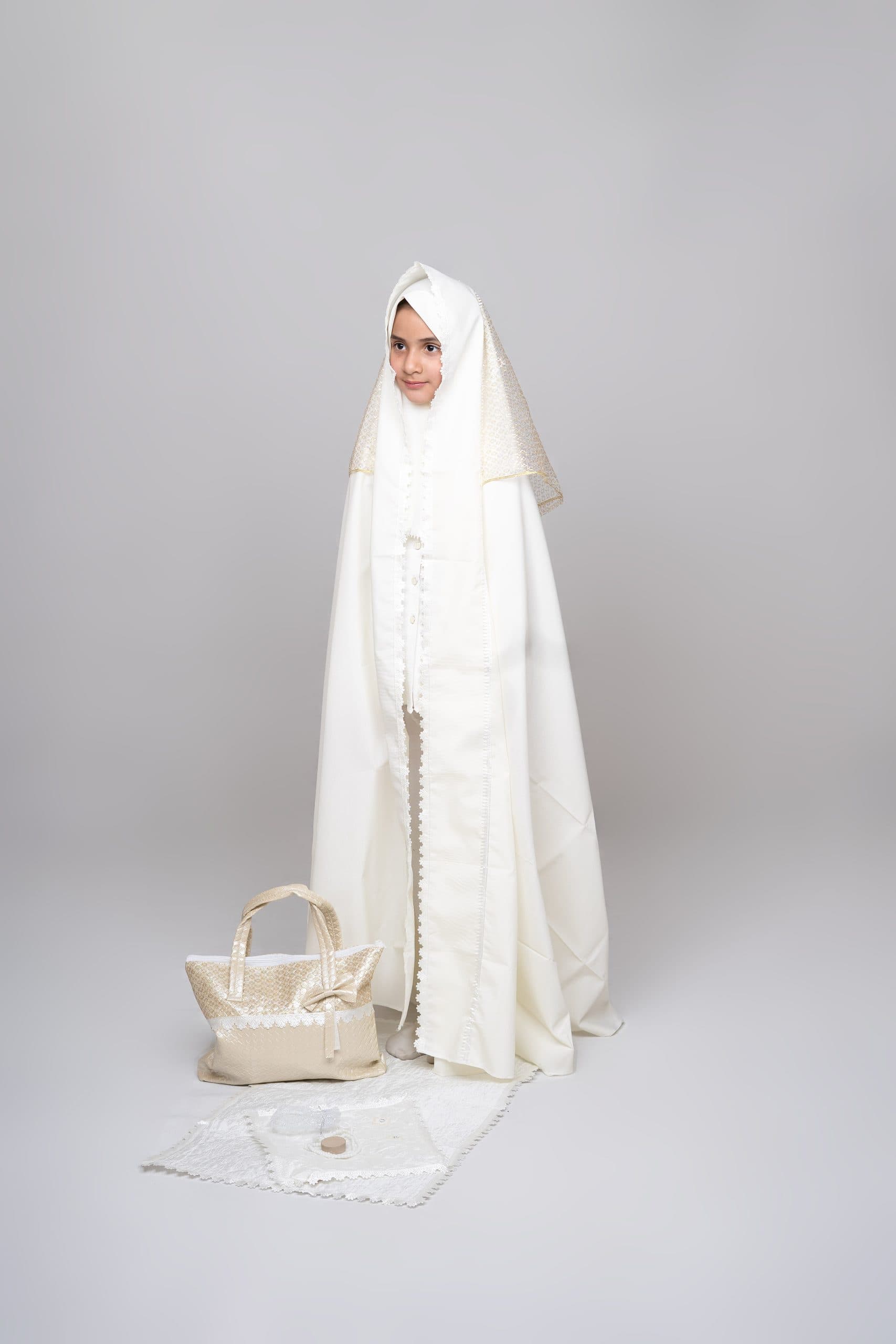 ست جشن تکلیف نیایش (کیف،چادر،سجاده) — تصویر ۲