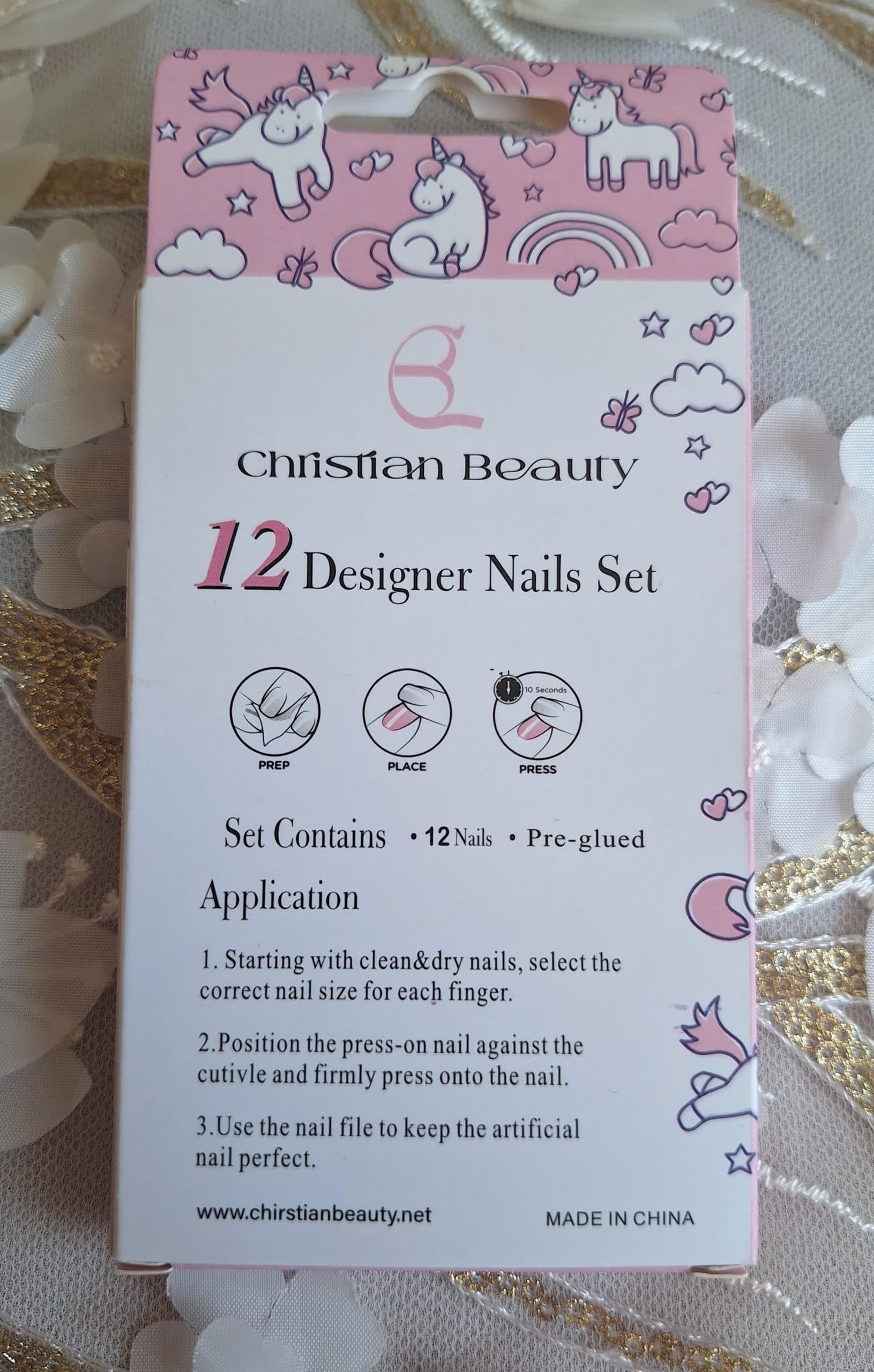 ناخن مصنوعی بچه گانه کریستین بیوتی کد 22 (christian beauty) — تصویر ۵