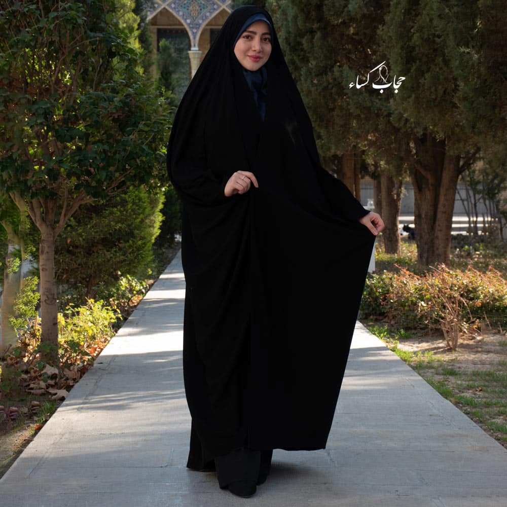 چادر عربی بحرینی کرپ کره ای — تصویر ۳