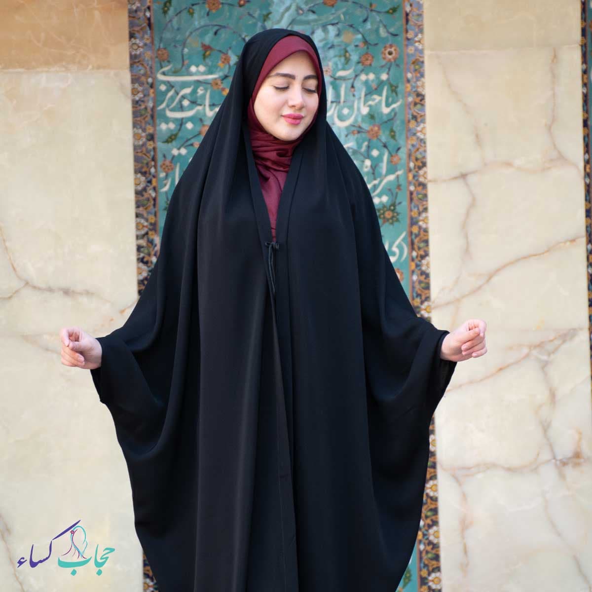 چادر خبرنگاری کرپ کره — تصویر ۲
