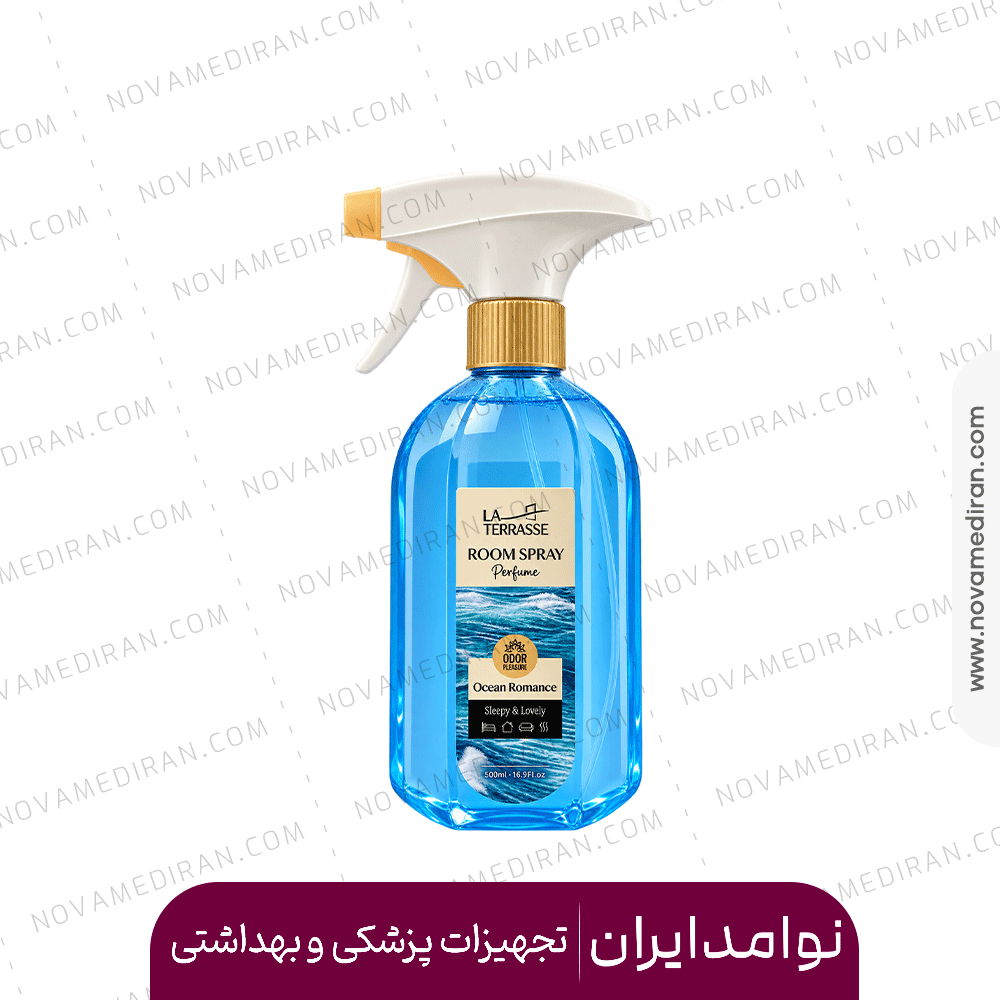 لاتراس ایر اسپری پرفیوم مدل Ocean Romance حجم 500 میل