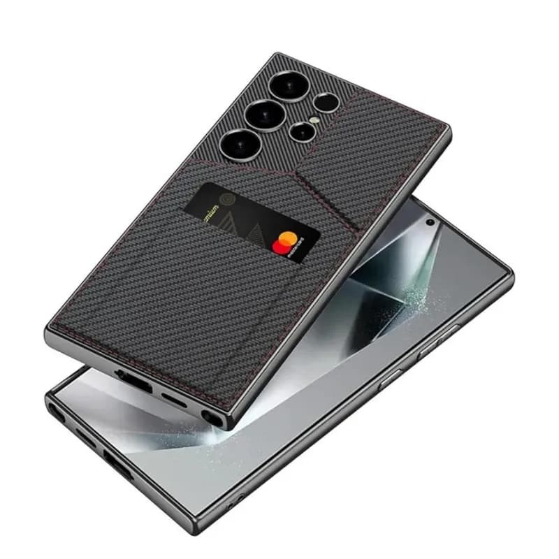 قاب لاکچری چرمی اورجینال سامسونگ Galaxy S23 Ultra مدل Leather برند GKK – Samsung Galaxy S23 Ultra GKK Leather Original Luxury Case