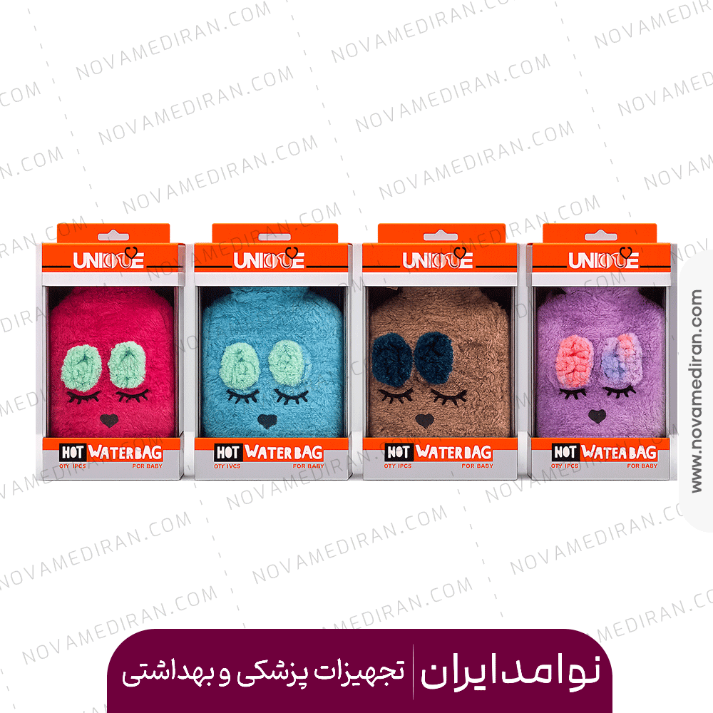 کیسه آبگرم اطفال جعبه دار برند UNIQUE