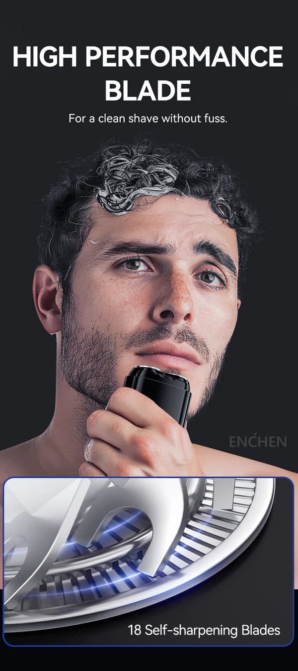 ماشین ریش‌تراش ENCHEN K8 Mini — تصویر ۷