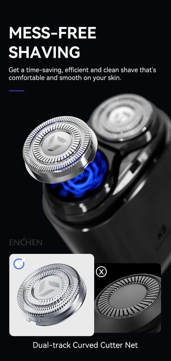 ماشین ریش‌تراش ENCHEN K8 Mini — تصویر ۸