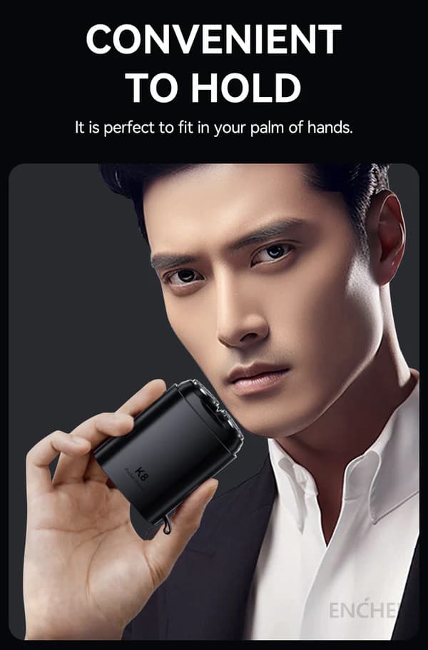 ماشین ریش‌تراش ENCHEN K8 Mini — تصویر ۶