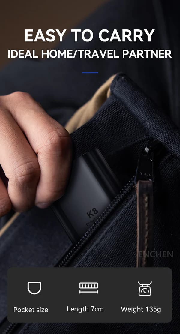 ماشین ریش‌تراش ENCHEN K8 Mini — تصویر ۵