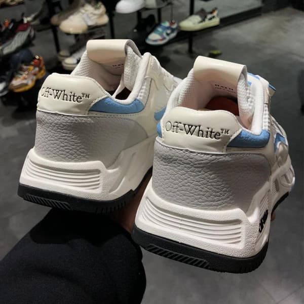 کتانی OFF White 2002 سفید آبی — تصویر ۴