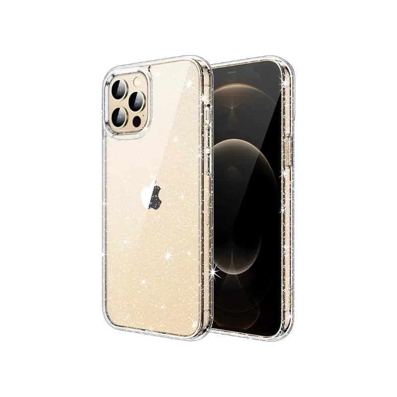 قاب شفاف اکلیلی و براق آیفون 11 پرو مکس مدل Magic – iPhone 11 Pro Max Magic Clear Shiny Case