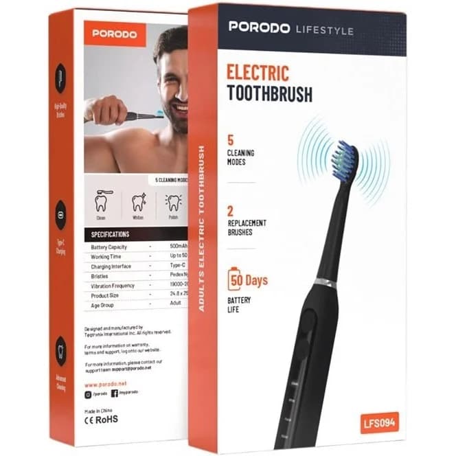 مسواک برقی پورودو Electric Toothbrush LFS094 — تصویر ۴