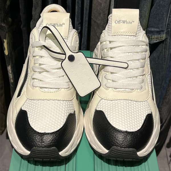 کتانی OFF White 2002 سفید مشکی — تصویر ۳