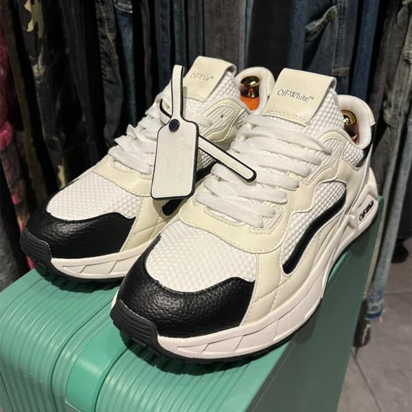 کتانی OFF White 2002 سفید مشکی — تصویر ۲