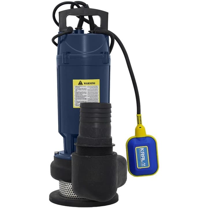 کف کش کرال 1.5 اسب 11 متری 3 اینچ پروانه استیل فلوتردار مدل QSX-81142-FS — تصویر ۲
