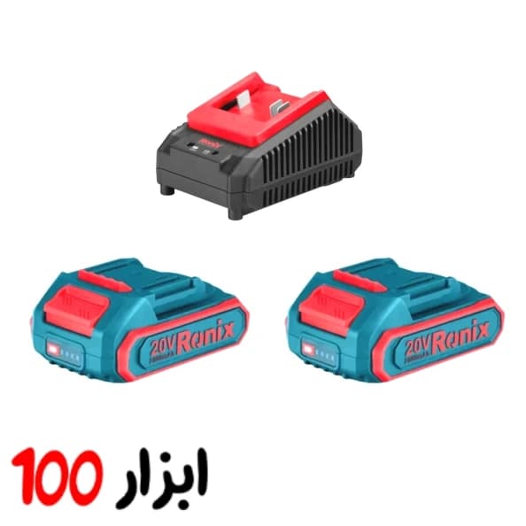 دریل شارژی چکشی رونیکس (Ronix) براشلس مدل 8670 — تصویر ۵