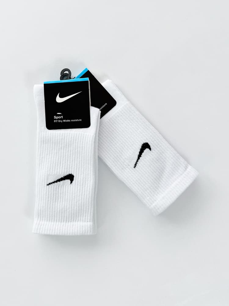 جوراب ساقدار زنانه نخ پنبه سفید نایکی Nike