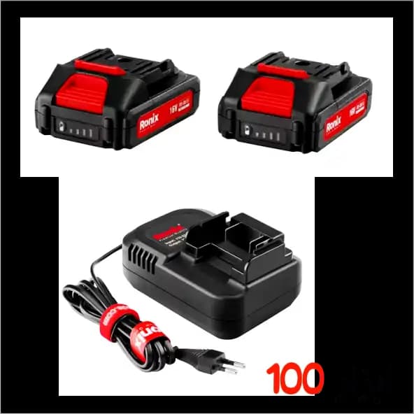 کیت دریل شارژی رونیکس (Ronix)33 پارچه مدل RS-8615 — تصویر ۵