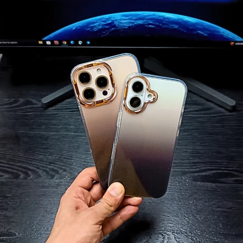 قاب اکلیلی و براق آیفون 12 پرو مدل Desert Shine – iPhone 12 Pro Desert Shine Shiny Case