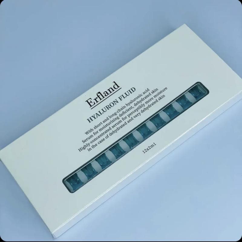 پک ویال آبرسان ارفلند ۱۲ عددی (Erfland Hyaluron Fluid Ampoules) — تصویر ۲