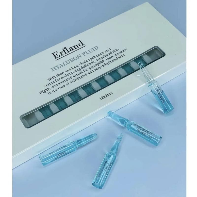 پک ویال آبرسان ارفلند ۱۲ عددی (Erfland Hyaluron Fluid Ampoules) — تصویر ۳