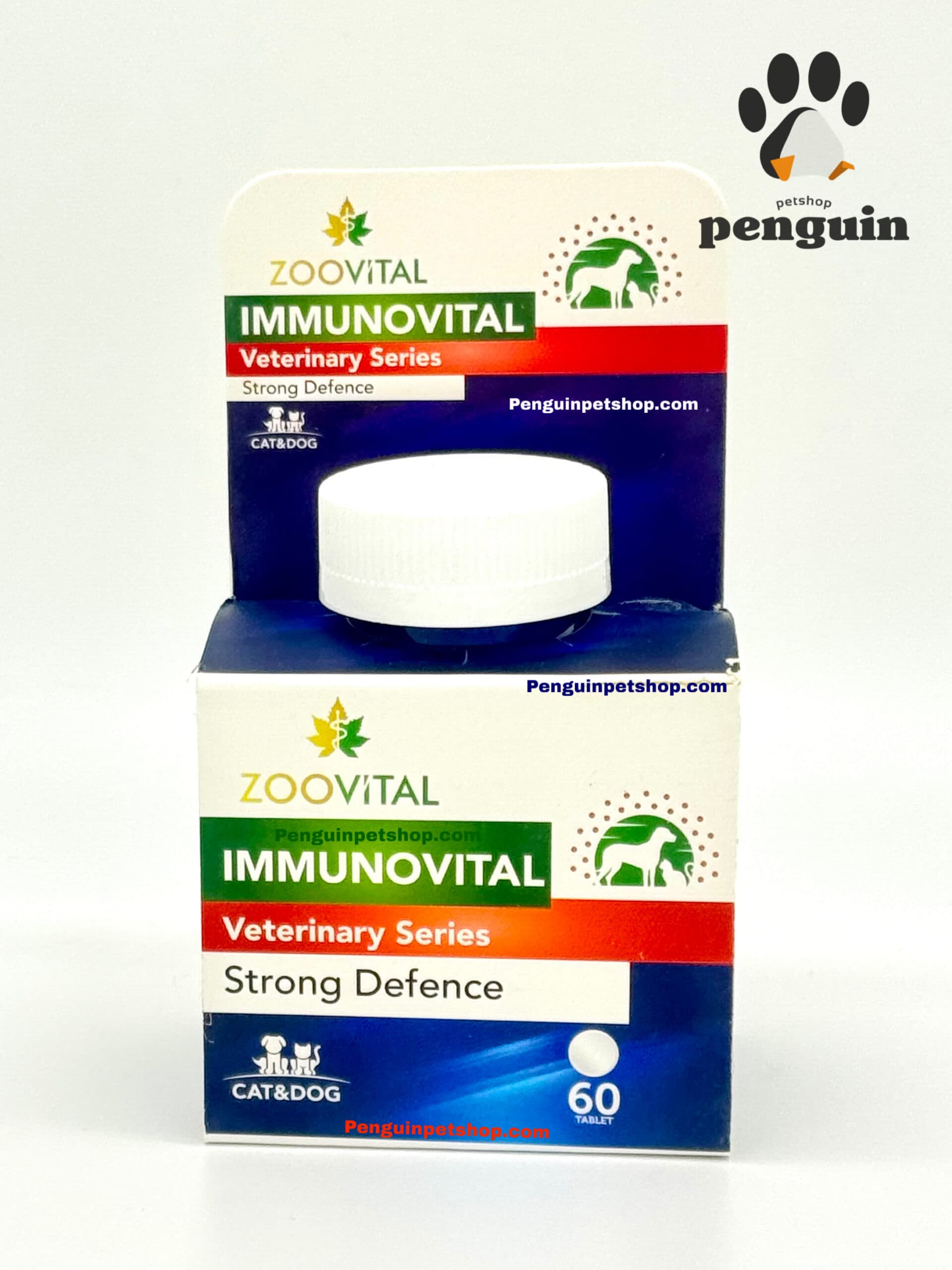 مکمل تقویت سیستم ایمنی سگ و گربه زوویتال IMMUNOVITAL قرص 60عددی