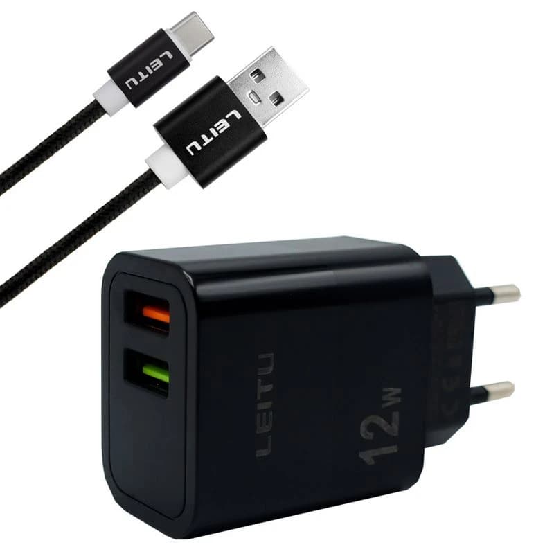 شارژر دیواری موبایل لیتو Leitu LH-11 با کابل Type-C