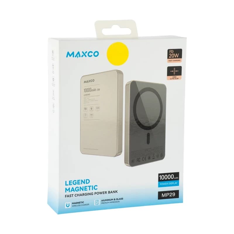 پاوربانک مگنتی وایرلس MAXCO MP29