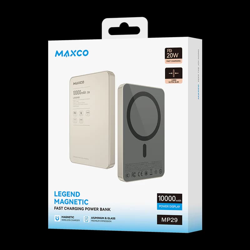 پاوربانک مگنتی وایرلس MAXCO MP29 — تصویر ۷
