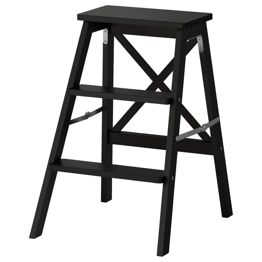 چهار پايه پله اي BEKVAM 63CM مشكي ايكيا