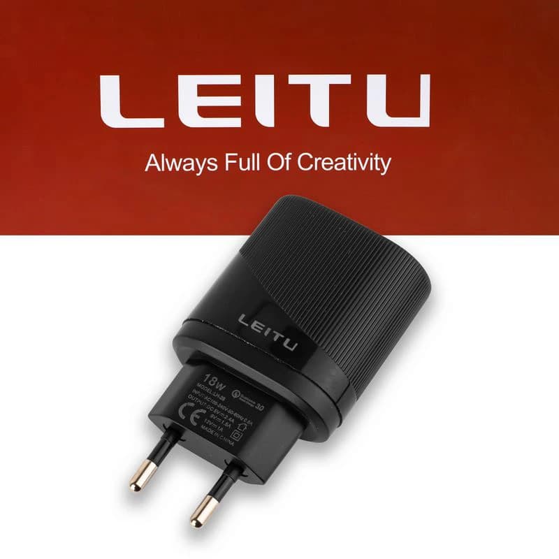 شارژر دیواری موبایل لیتو Leitu LH-28 با کابل TYPE-C