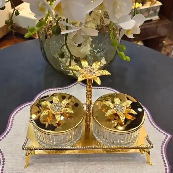 اردوخوری اماراتی نگین‌دار وارداتی | اردوخوری لوکس و شیک کد 413 — تصویر ۳