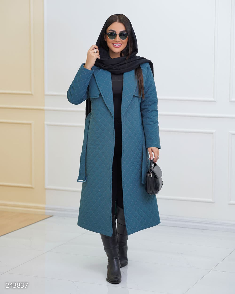 کاپشن زنانه مدل ماهکان کد 5002438 — تصویر ۲