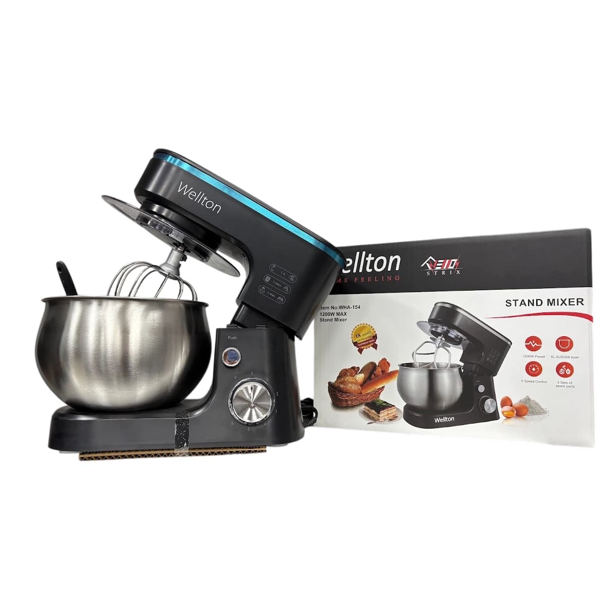 همزن کاسه دار حرفه ای ولتون WHM-154 — تصویر ۲
