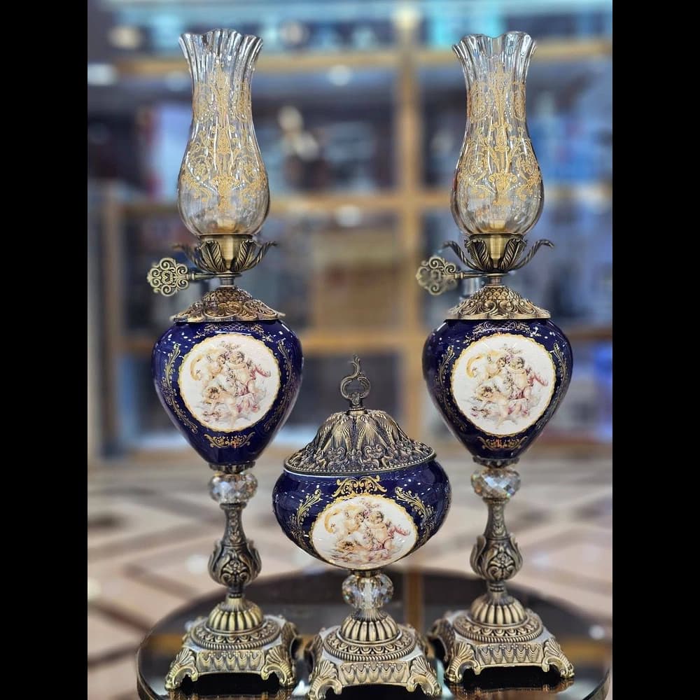 ست شمعدان کاپ فرشته | شمعدان جدید کد 336