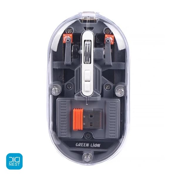 ماوس بی سیم شفاف گرین لاین مدل Transparent Mouse Lite GL-RM6