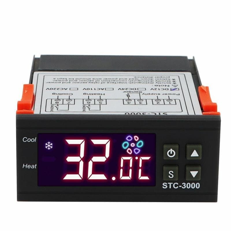 ترموستات صنعتی 12VDC دیجیتال STC-3000 — تصویر ۲
