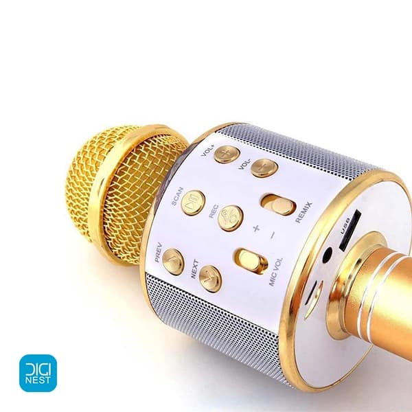 میکروفون اسپیکر دار فلامینگو مدل F-777 — تصویر ۲