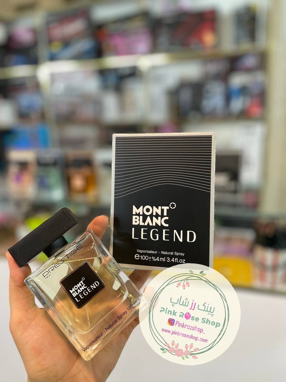 ادکلن 100 میل مردانه پرستیژ رایحه مونت بلک لجند(Mont Blanc Legend)