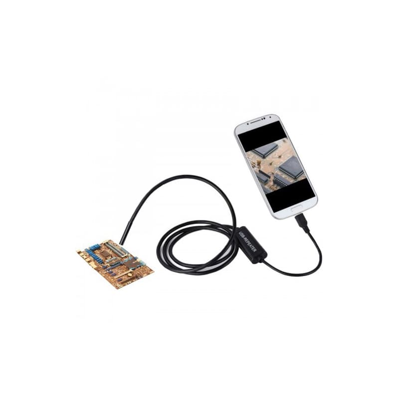 دوربین آندوسکوپی فنری 1.3 مگاپیکسل لنز 7mm کابل 3.5 متر ارتباط USB — تصویر ۱۰