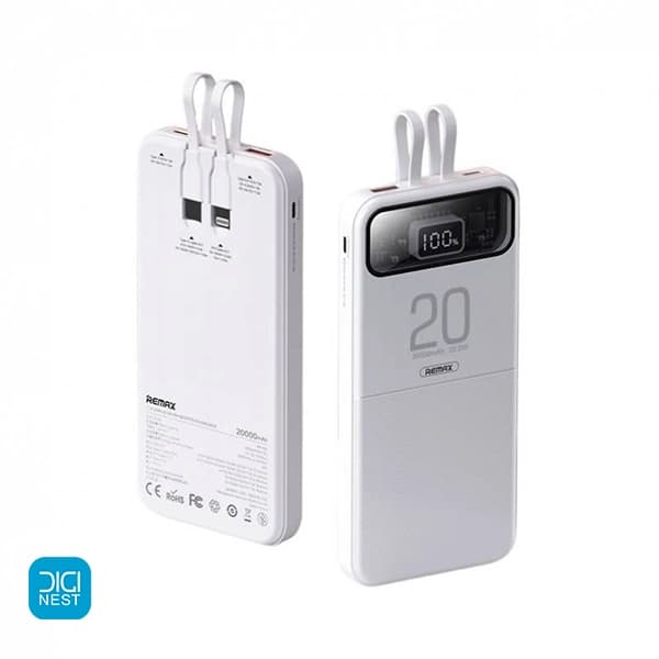 پاوربانک ریمکس مدل RPP-620 REMAX با ظرفیت 20000mah — تصویر ۲