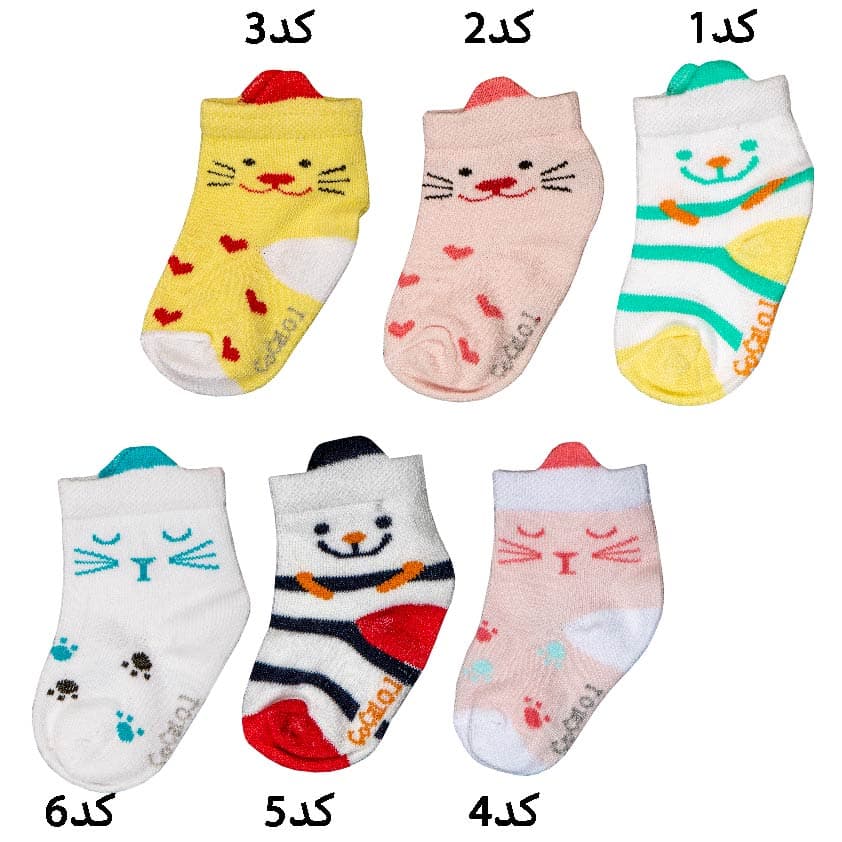 جوراب کودک طرح گوش دار