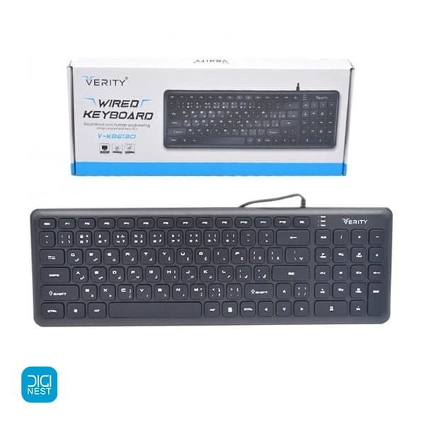 کیبورد با سیم وریتی مدل V-KB 6130 — تصویر ۲