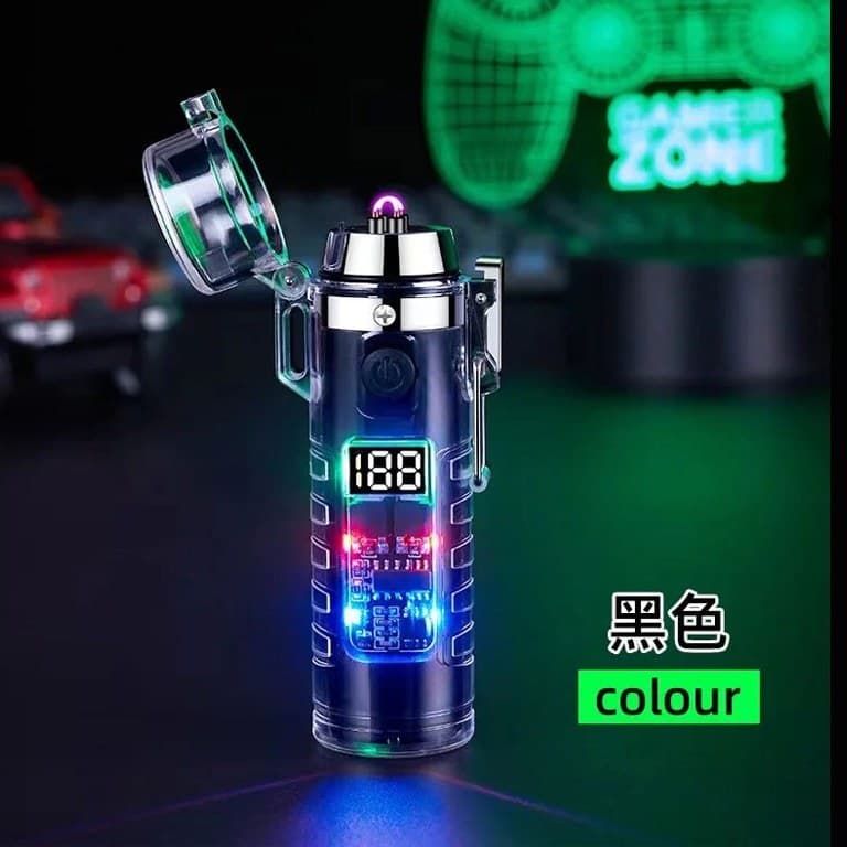 فندک الکتریکی شارژی مدل HB-256 برند Double Arc — تصویر ۵