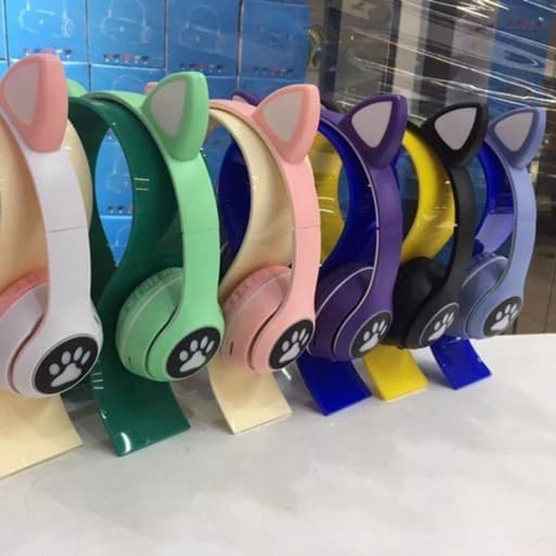 هدست گربه ای بلوتوثی مدل MZ-023 اورجینال — تصویر ۵